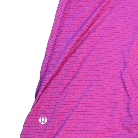 Lululemon Size 4 Pink/Purple Flowy Racerback Tank Top EUC - Picture 6 of 7